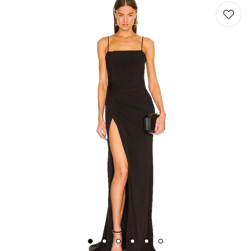 Revolve Black Dress- Great Kate Gown in Black